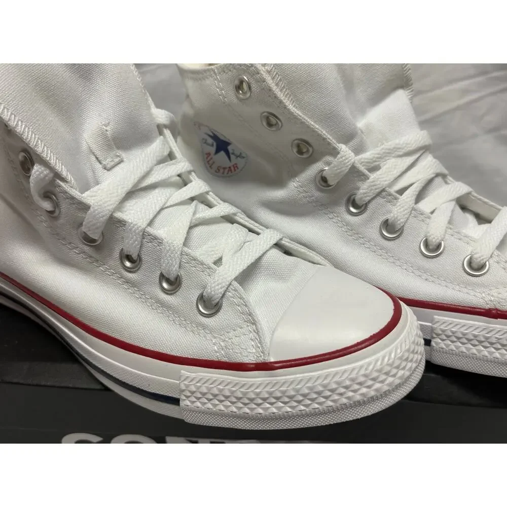 Converse high tops white unisex mens size 8 women’s 10 New with damaged box